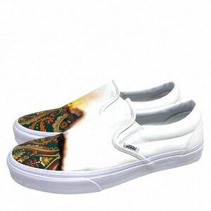 VANS Classic Slip On Shoes Low Top White Men’s VN000XG8AZQ Skate Sneakers Canvas